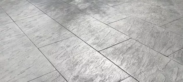 Pattern imprinted concrete by PICS, high-quality paving supplies.