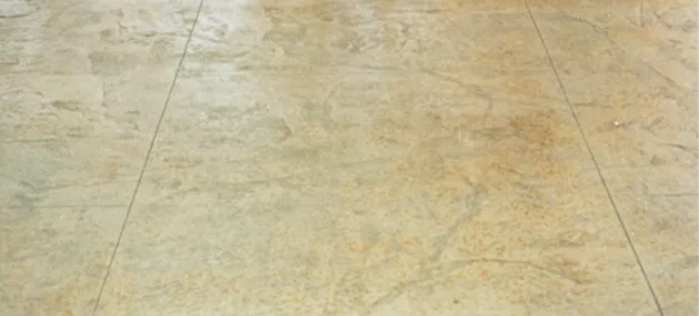 Pattern imprinted concrete surface by PICS, specializing in durable decorative concrete supplies.